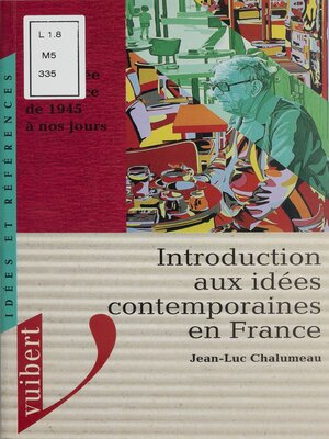 cover image of Introduction aux idées contemporaines en France